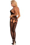 Livia Corsetti Imelam Bodystocking Black | Angel Clothing