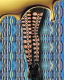 Music Legs Hole and Net Tights | Angel Clothing