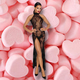 Noir Handmade Long Tulle Dress | Angel Clothing