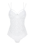 Obsessive White Teddy | Angel Clothing