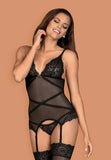 Obsessive Bondea Basque and Thong | Angel Clothing