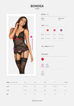 Obsessive Bondea Basque and Thong | Angel Clothing