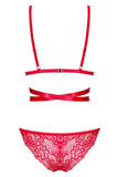 Obsessive Lovlea Red Lingerie Set (L/XL) | Angel Clothing