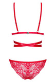 Obsessive Lovlea Red Lingerie Set (L/XL) | Angel Clothing
