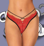 Obsessive Mettia Thong (S/M) | Angel Clothing