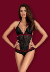 Obsessive Rossita Lace Teddy | Angel Clothing