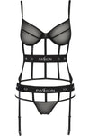 Passion Kyouka Corset Black | Angel Clothing