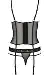 Passion Kyouka Corset Black | Angel Clothing