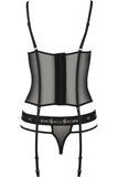 Passion Kyouka Corset Black | Angel Clothing