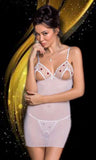 Passion Lovelia Chemise White (S/M, 2XL/3XL) | Angel Clothing