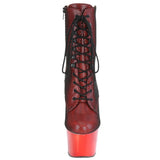 Pleaser ADORE 1020HFN Red Boots | Angel Clothing