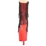 Pleaser ADORE 1020HFN Red Boots | Angel Clothing