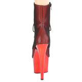 Pleaser ADORE 1020HFN Red Boots | Angel Clothing
