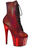 Pleaser ADORE 1020HFN Red Boots | Angel Clothing