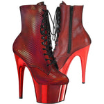 Pleaser ADORE 1020HFN Red Boots | Angel Clothing