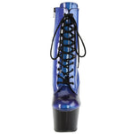 Pleaser ADORE 1020SHG Blue Purple Boots | Angel Clothing