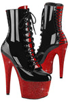 Pleaser Bejeweled 1020FH-7 Ankle Boots | Angel Clothing