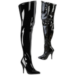 Pleaser Pink Label SEDUCE-3000WC Boots WIDE CALF | Angel Clothing