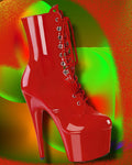 Pleaser Red ADORE 1020 Boots | Angel Clothing