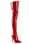 Pleaser SEDUCE 3000 Boots Red | Angel Clothing