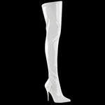 Pleaser SEDUCE 3000 Boots White | Angel Clothing
