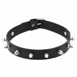 Black Gothic Spike Collar | Angel Clothing