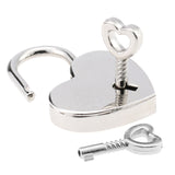 White Heart Padlock Collar | Angel Clothing