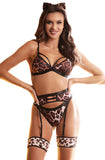 YesX Leopard Print Lingerie Set | Angel Clothing