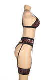 YesX Leopard Print Lingerie Set | Angel Clothing