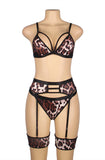 YesX Leopard Print Lingerie Set | Angel Clothing