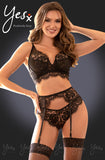 YesX Lingerie Set Black | Angel Clothing