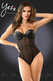 YesX Glam Bodysuit Black | Angel Clothing