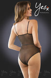 YesX Glam Bodysuit Black | Angel Clothing