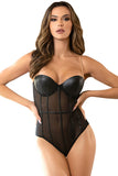 YesX Glam Bodysuit Black | Angel Clothing
