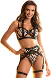 YesX Leopard Lingerie Set | Angel Clothing