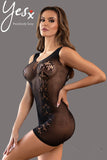 YesX Black Mesh Dress | Angel Clothing