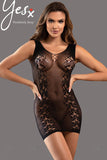 YesX Black Mesh Dress | Angel Clothing