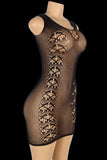 YesX Black Mesh Dress | Angel Clothing