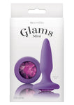 Mini Rainbow Gem Butt Plug Purple - Fetshop