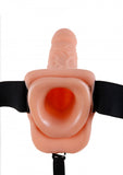 7 Inch Hollow Strap-On with Balls - Fetshop