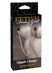 Fetish Fantasy Gold Chain Nipple Clamps - Fetshop