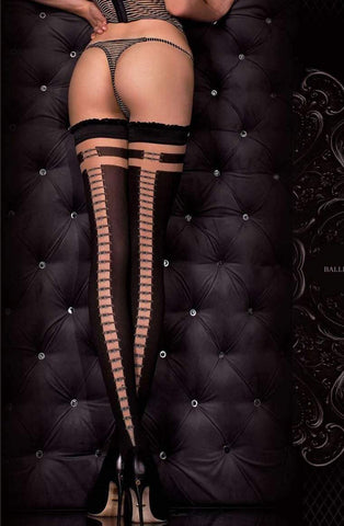 Hush Hush By Ballerina Hold Up Stockings 328 - Fetshop