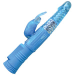 4play Deluxe Slim Rabbit Vibe Blue - Fetshop