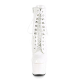 Pleaser White ADORE 1020 Boots