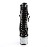 Pleaser Silver Glitter ADORE-1020LG Boots