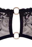 Abierta Fina Bra Set with Slits in the Cups