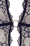 Abierta Fina Lace Basque and String