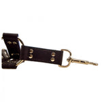 Bound Nubuck Leather 4 Way Hog Tie