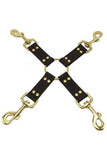 Bound Nubuck Leather 4 Way Hog Tie