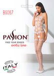 Passion Bodystocking BS067 White | Angel Clothing